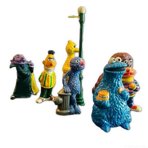 VINTAGE SESAME STREET FIGURINES ca.70s Gorham Muppets Inc Jim Henson Collectible - Picture 2 of 13